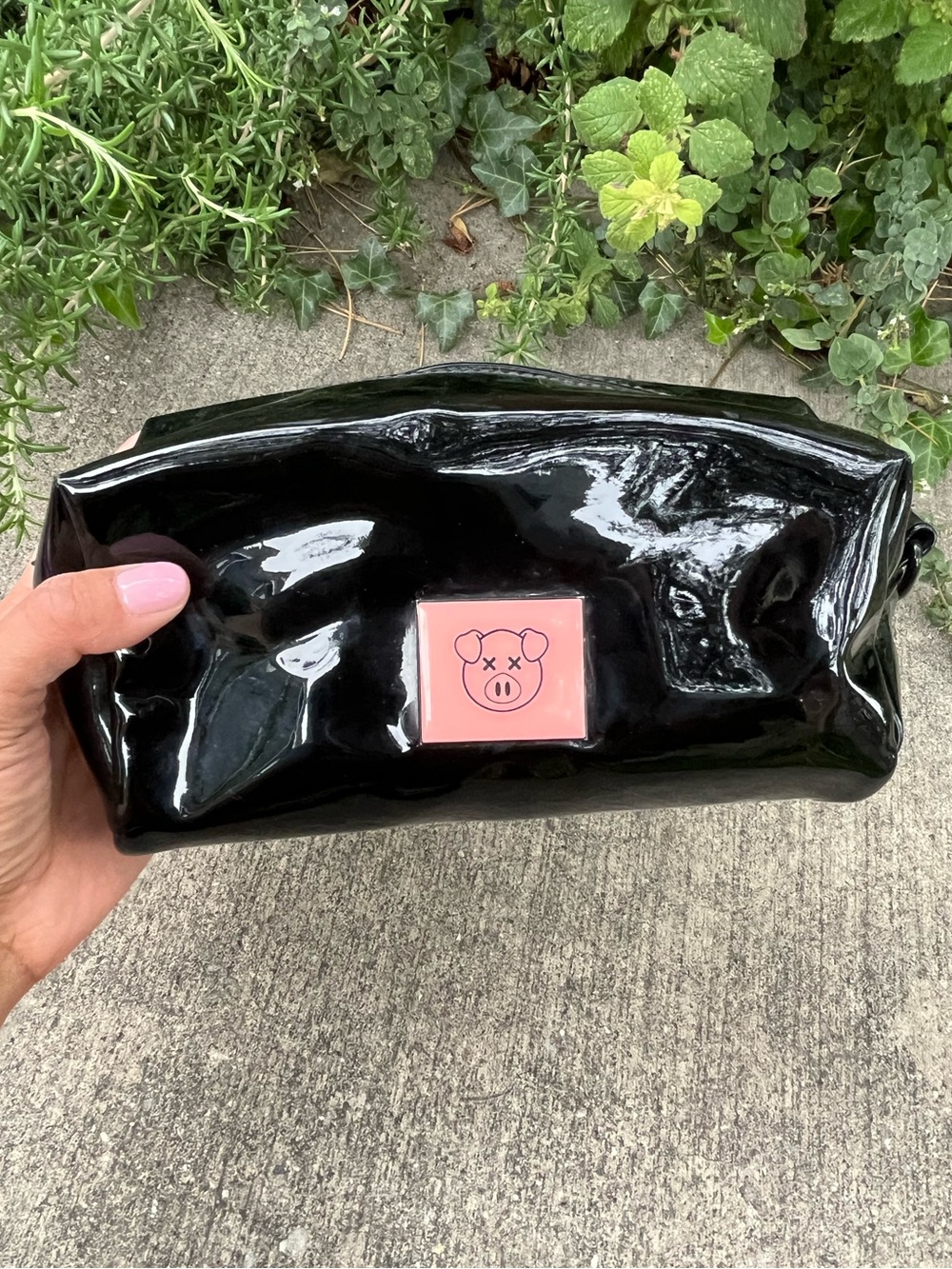 🆕 Listing! Jeffree Star x Shane Dawson | Black Patent Cosmetic Piggy Pouch